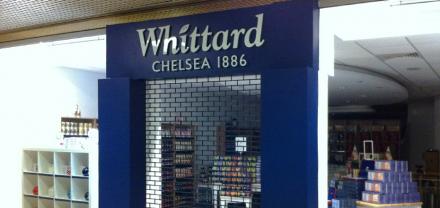Whittard Chelsea entrance sign.